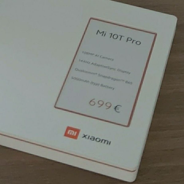 Характеристики Xiaomi Mi 10T Pro и стоимость в Европе на фото