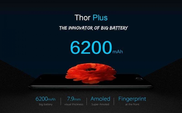 Vernee Thor Plus имеет огромную батарею в тонком корпусе, с привлекательной ценой