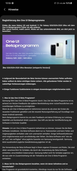 Начато открытое тестирование One UI 3 на Samsung Galaxy S20