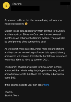 Starlink — Спутниковый интернет от Илона Маска