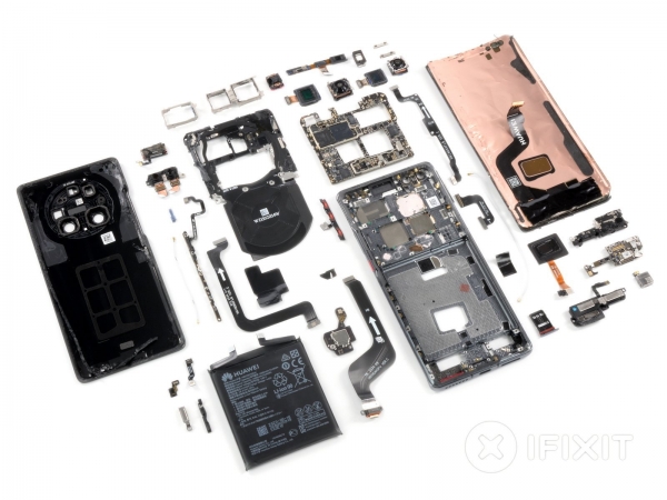 Huawei Mate 40 Pro провалил тест на ремонтопригодность