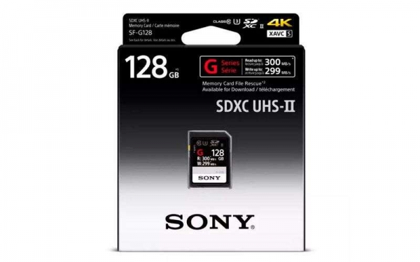 Новые SD карты Sony SF-G позволяют записывать со скоростью 299 MBps