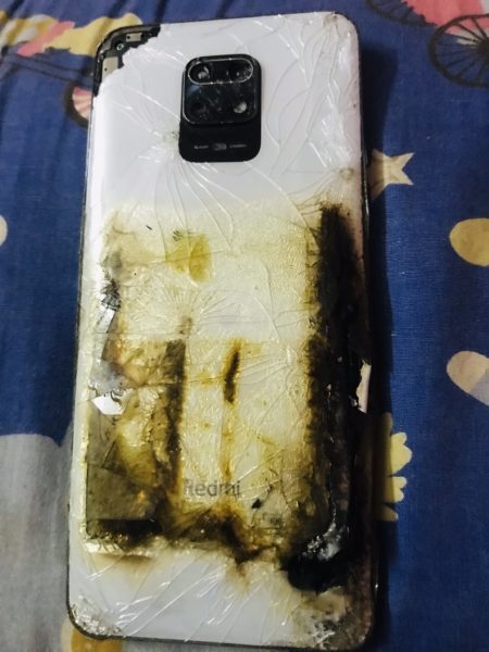 Новое возгорание, Redmi Note 9 Pro вспыхнул