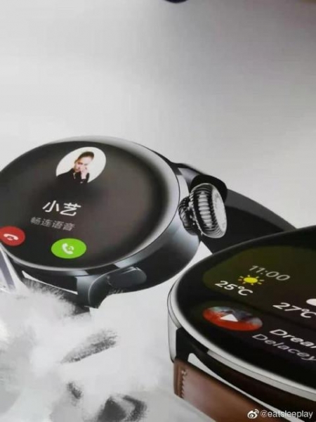 Смарт-часы Huawei Watch 3 на промо-рендерах