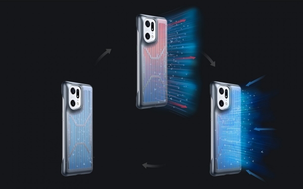 Компания OPPO показала чехол-радиатор для Find X5 Pro