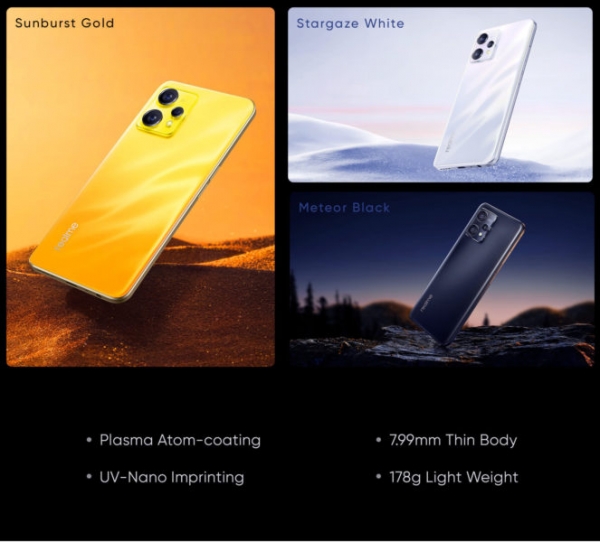 Realme 9 4G: экран, камеры, расцветки и дата анонса