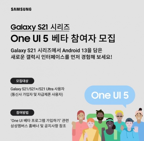 One UI 5 Beta и Android 13 теперь есть Samsung Galaxy S21