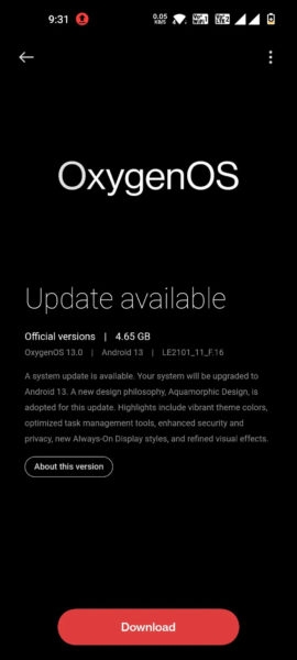 На серии OnePlus 8 можно обновиться для стабильного OxygenOS 13