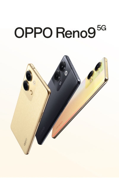 Пресс-снимки трех моделей OPPO Reno 9