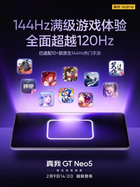 Раскрыты особенности экрана Realme GT Neo 5