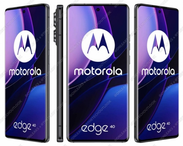 Motorola Edge 40 в двух цветах показался на пресс-фото
