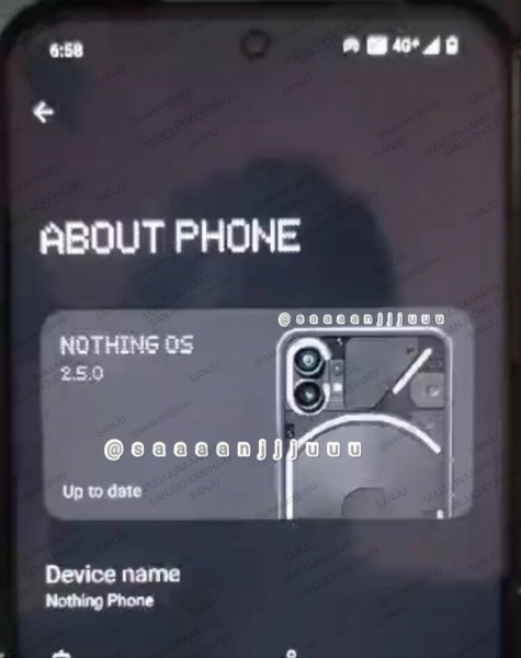 Детали начинки. Недорогой Nothing Phone (2a) уже скоро?