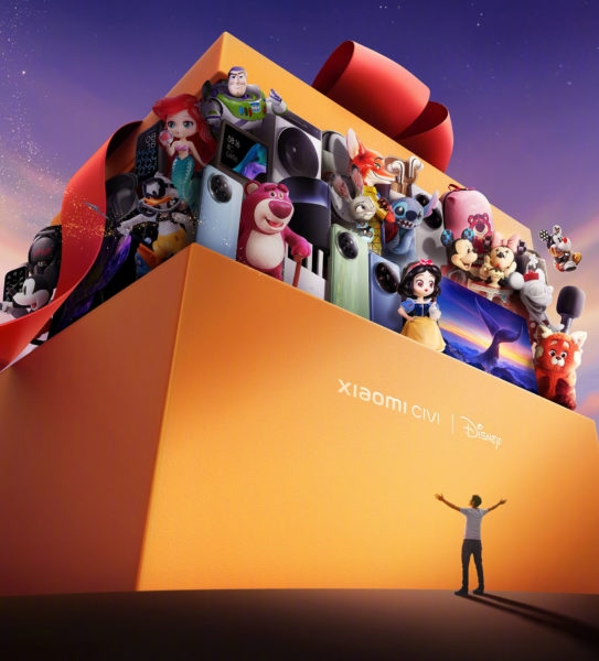 Новая лимитка Xiaomi Civi 4 Pro с героем Disney